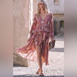 Rosa Wrap Skirt Sz M 🤎 Spell Designs